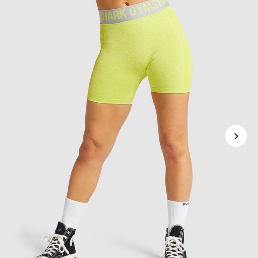 Gymshark Flex Shorts Neon Yellow Size Small